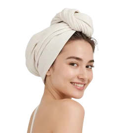 turban za susenje kose od bambus vlakna - turban za susenje kose bambus